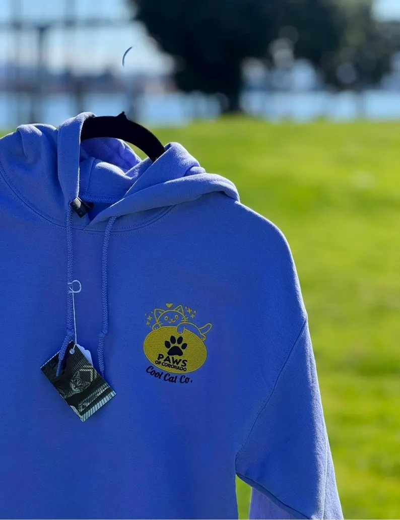 Coronado Rescue Hoodie — Paws of Coronado × Cool Cat Co.